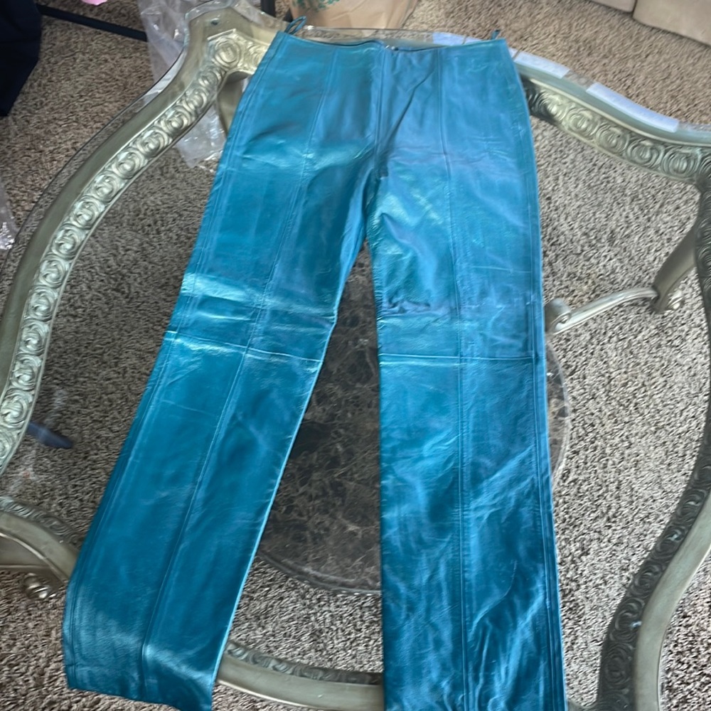 North Beach leather pants size 8